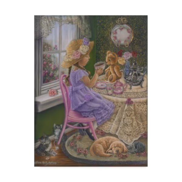 Tricia Reilly-Matthews 'Heart To Heart' Canvas Art, 14x19, Trademark Fine Art, Mfr#: ALI34036-C1419GG